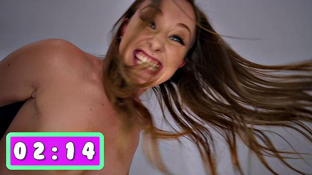 Get off to a wild position Clicker with a trimmed pussy, a blowjob, and a handjob from a bald guy in baseball cap