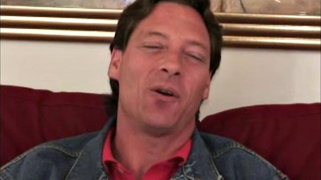 Very sensual, sexual, and quite the exhibitionist, Sean is a 42 years old, 5' 10", and 165 pounds of carpenter. Personable and friendly, he admits that he's probably a sex addict who jerks off several times a day.