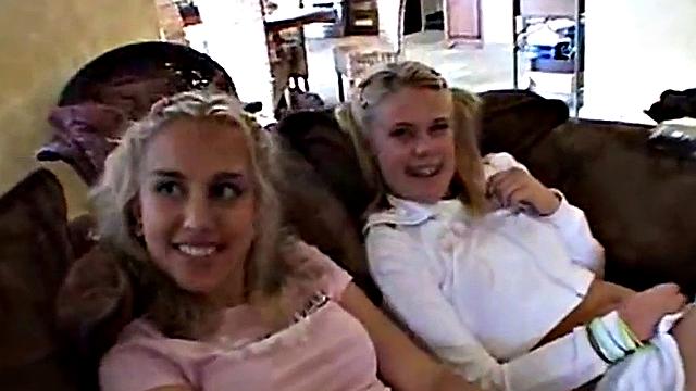 Amateur teens strip off and get into pajamas