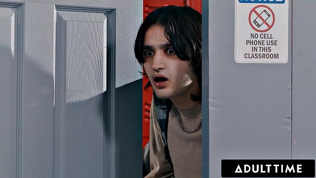 ADULT TIME - Boy Catches Stepmom Lauren Phillips Having Lesbian Affair With MILF Teacher Siri Dahl