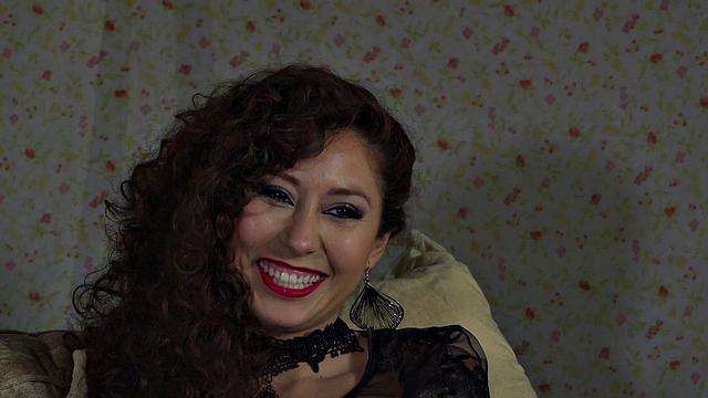 Petite naked teen humiliated in public by domina and master