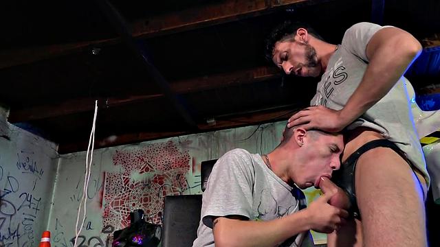 Latin DILF asslicks after blowjob