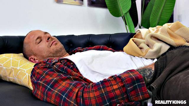 Cumming on the Cleaning Lady