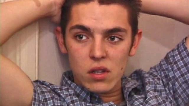 When Brady Walker walks into the room and sees a porn already playing, he realizes that Matthew has plans. The boys talk about the girls on the screen for a few minutes before Brady goes down on Matthew's big dick.