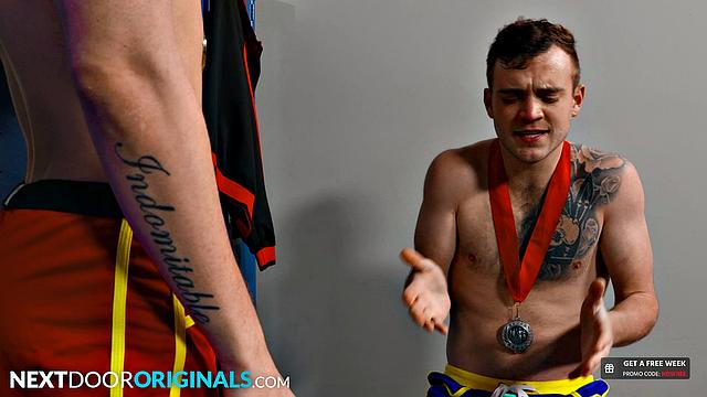 NextDoorStudios - College Loser Jock Fucks Winning Hunk Rival