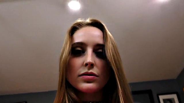 Handjob babe gives POV dirty talking handjob