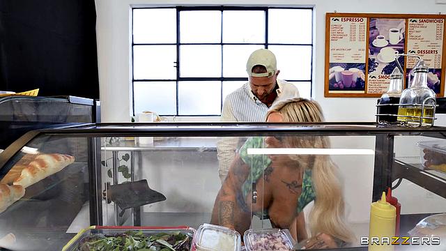 Serving Cock Sandwich to College Slut