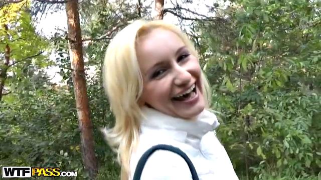 I fuck a blonde skinny girl in the butt