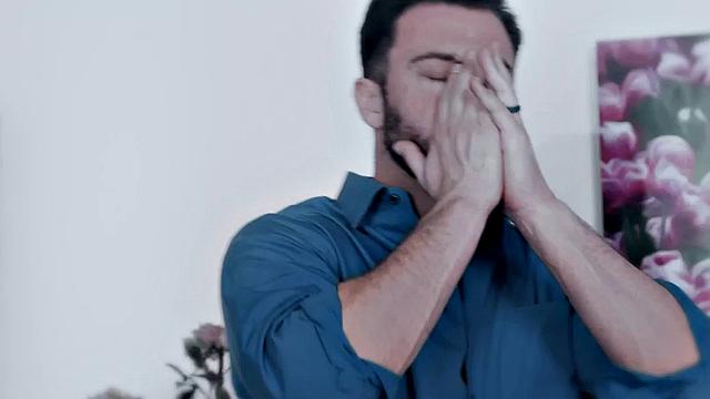 Kinky stepsis rides and sucks stepbrother while alone