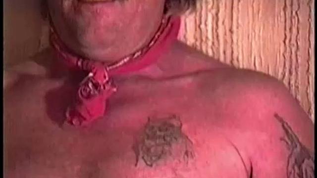 Critter is the second of three hobos I met, as they were getting off a train behind my store. He is Wayne's (Hobo #1) brother. Although he was a little inexperienced, Critter was anxious to suck my cock.