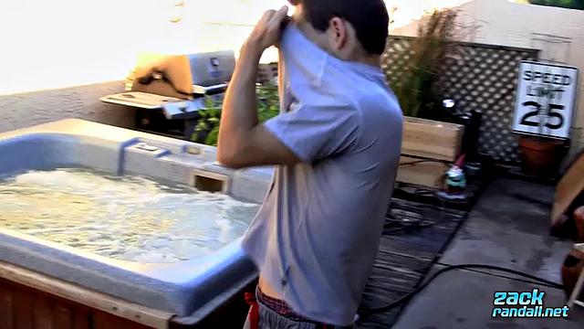 Hung Ty Gives Marcus His Load - Marcus Rivers And Ty Evans