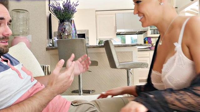 Cheating busty MILF banged in front of cuckold husband