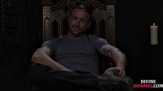 2 blonde dominas dominating loser