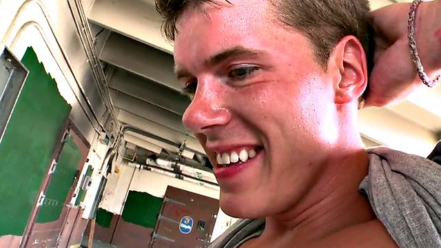 Ebony thug fucked outdoors by white stud in pickup sex for cash