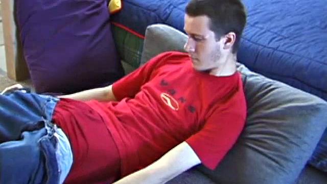 Derek can't resist stroking his cock and showing off every inch for the camera