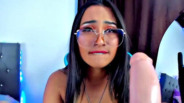 Young Latina woman wants big cock