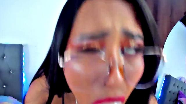 Young Latina woman wants big cock