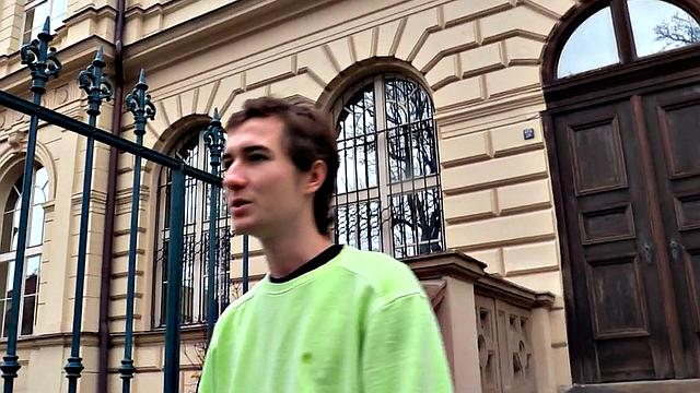 Pulled Euro twink nailed in ass for extra cash