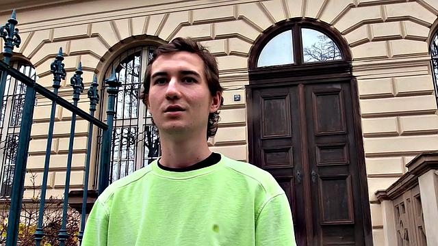 Pulled Euro twink nailed in ass for extra cash