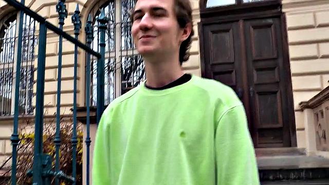 Pulled Euro twink nailed in ass for extra cash