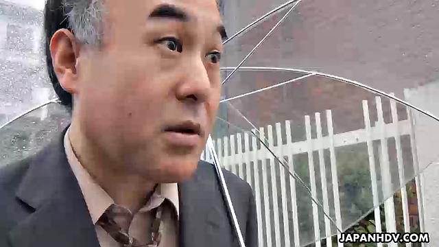 Kotomi Asakura and Jun Sena by a man