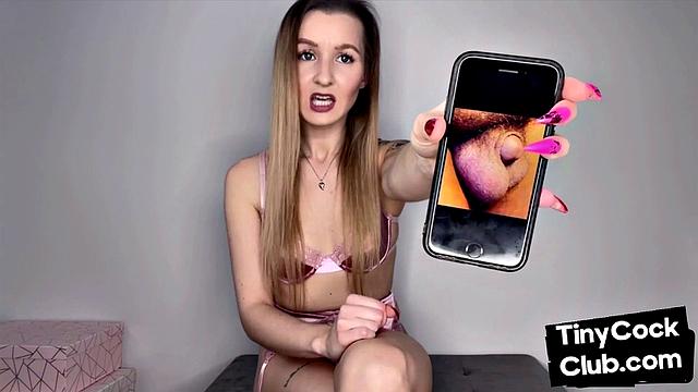 SPH solo amateur domina talks dirty to small cock men