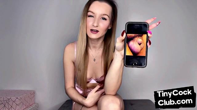 SPH solo amateur domina talks dirty to small cock men