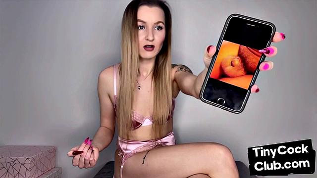 SPH solo amateur domina talks dirty to small cock men