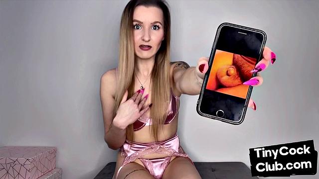 SPH solo amateur domina talks dirty to small cock men