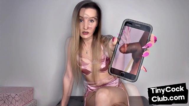 SPH solo amateur domina talks dirty to small cock men