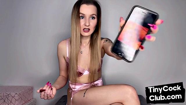 SPH solo amateur domina talks dirty to small cock men