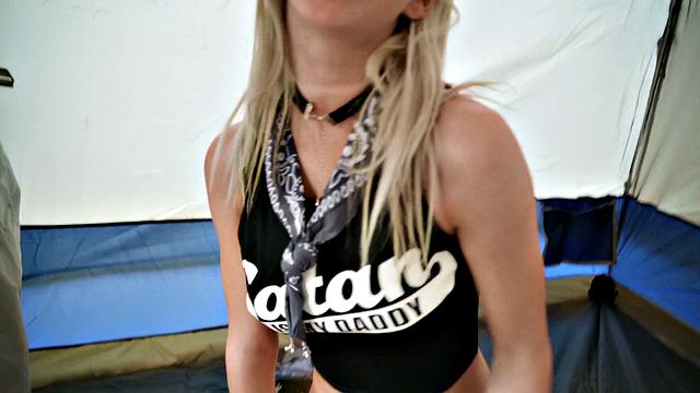 A blonde chick get wild on House Arrest with a handjob in reverse cowgirl and doggystyle action