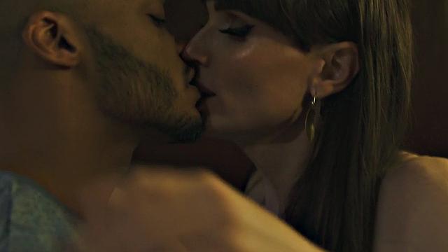 A tiny titted brunette get barebacked by BF after rimming her ass & giving a footjob