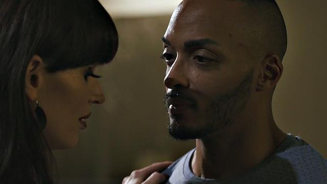 A tiny titted brunette get barebacked by BF after rimming her ass & giving a footjob