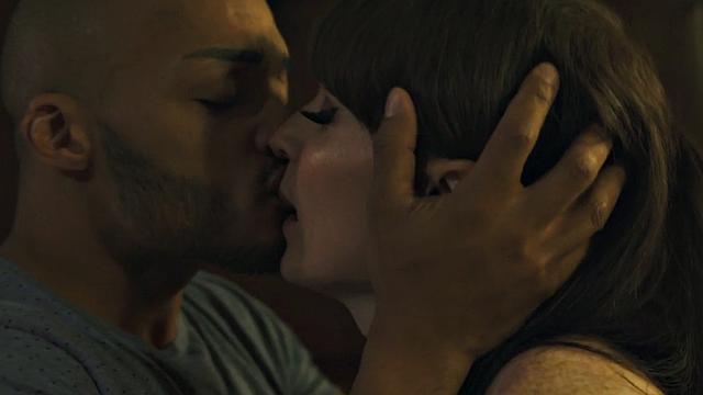 A tiny titted brunette get barebacked by BF after rimming her ass & giving a footjob