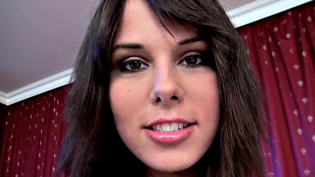 Hungarian Pussy Hungry for Pleasure on the Couch