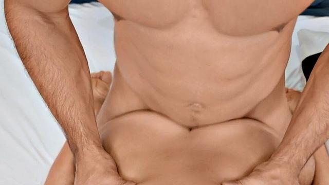 Eager jock barebacking BF after deepthroating