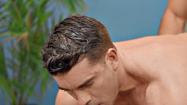 Eager jock barebacking BF after deepthroating