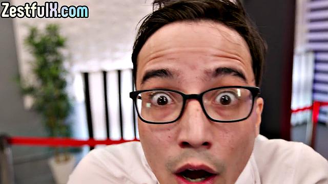 Cosplay inked babe pussyeaten