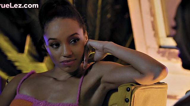 True black lesbos muffdiving after party before toy play