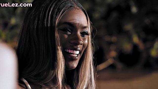 True black lesbos muffdiving after party before toy play