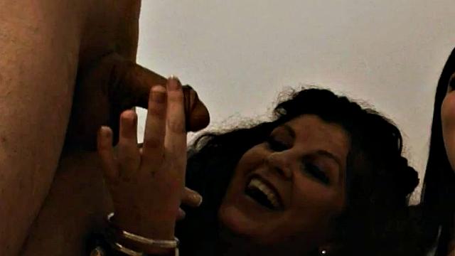 CFNM british mistresses milking small penis and teasing sub