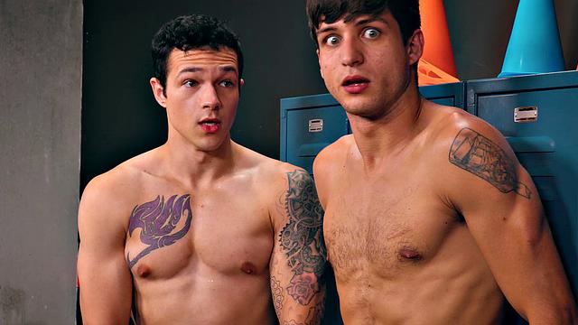 NextDoorStudios - Hunks Caught By Coach Are Drilled
