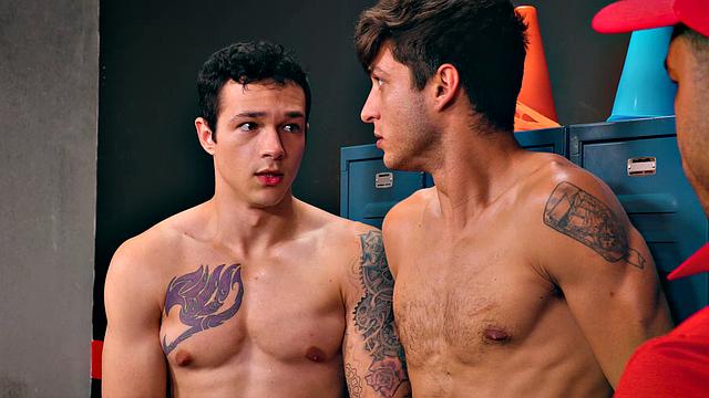 NextDoorStudios - Hunks Caught By Coach Are Drilled
