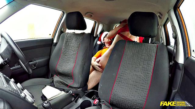 Watch KIWI MILF Kiwi get pounded hard by her instructor's big cock in the Christmas holiday