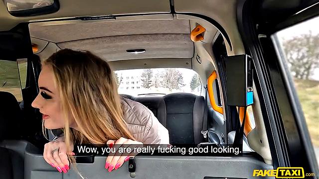 Brit Squirting in the Backseat