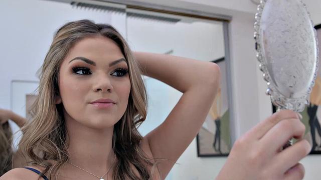 Gorgeous Teen Babe Athena Faris Gets Fucked Deep In Her Tight Pussy