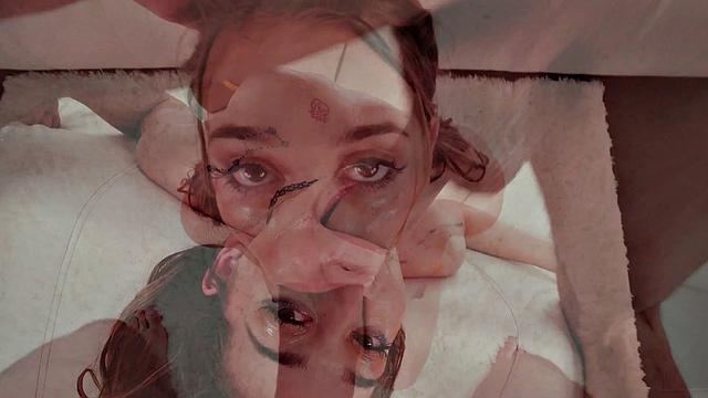 Throated - Hot Playful Brunette Babe Gets Her Face Messed Up