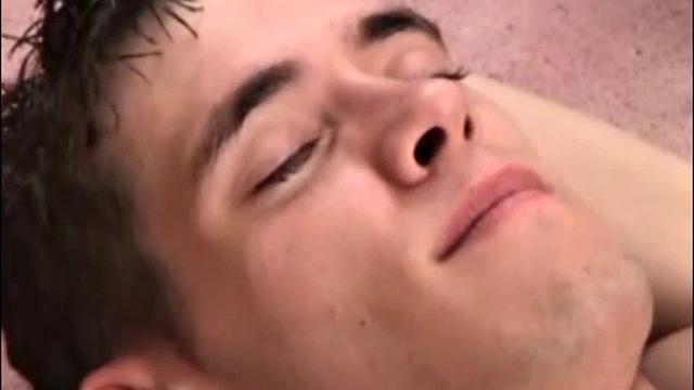 After a college beer party, Adon hooks up with his friend Frances for some hot sex. He shoves his uncut down Frances' throat and face fucks him. Then Frances pushes Adon face down onto the floor.