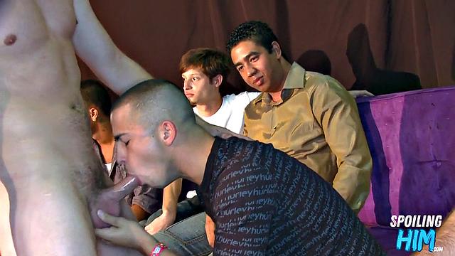 Real stripper party with deepthroating